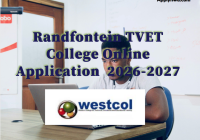 Randfontein TVET College Online Application  2026-2027